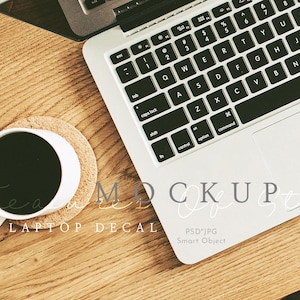 Laptop Decal Mockup, Decal Mockup, Sticker Mockup, Laptop Flay Lay, Laptop Mockup, Stationery Mockup, Simple Mockup, Minimalist Mockup, PSD