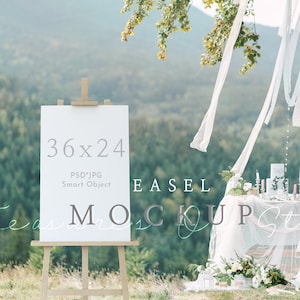 24x36 Mockup, Welcome Sign Mockup, Easel Sign Mockup, Easel Mockup, Sign Mockup, Wedding Mockup, Seating Chart Mockup, Poster Mockup