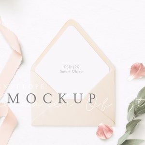 Umschlag Liner Mockup, Umschlag Mockup, Hochzeit Briefpapier Mockup, Briefpapier Mockup, Eleganz Mockup, Einfaches Mockup, Rosa Umschlag Mockup