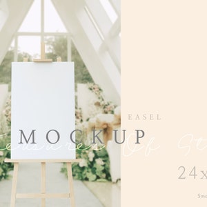 24x36 Mockup, Welcome Sign Mockup, Easel Sign Mockup, Easel Mockup, Sign Mockup, Wedding Mockup, Seating Chart Mockup, Poster Mockup, PSD