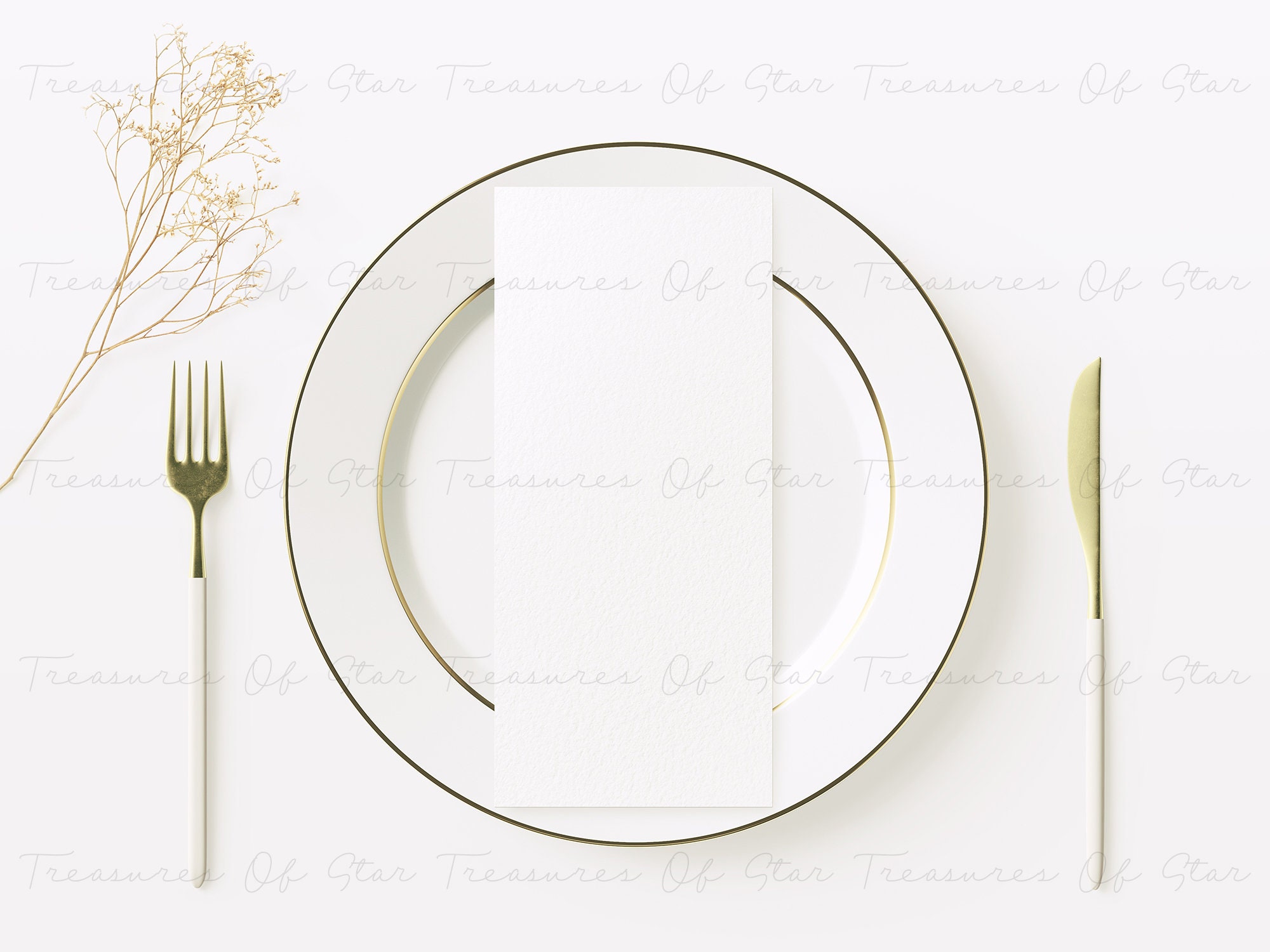 Wedding Menu Mockup Menu Mockup Program Mockup Wedding | Etsy