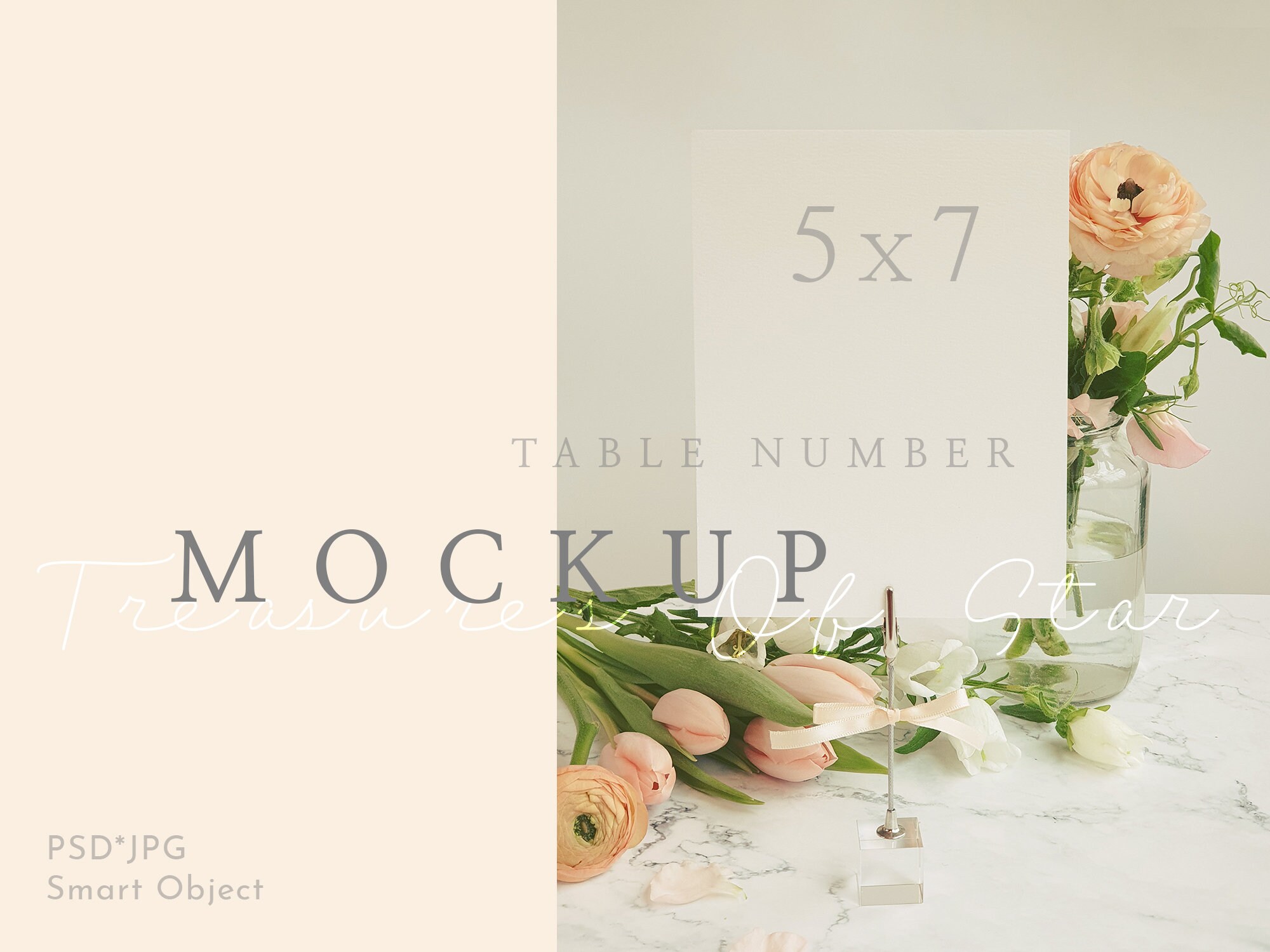 Download Table Number Mockup Table Card Mockup Table Sign Mockup | Etsy