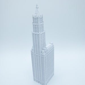 Woolworth Building Model- 3D Printed