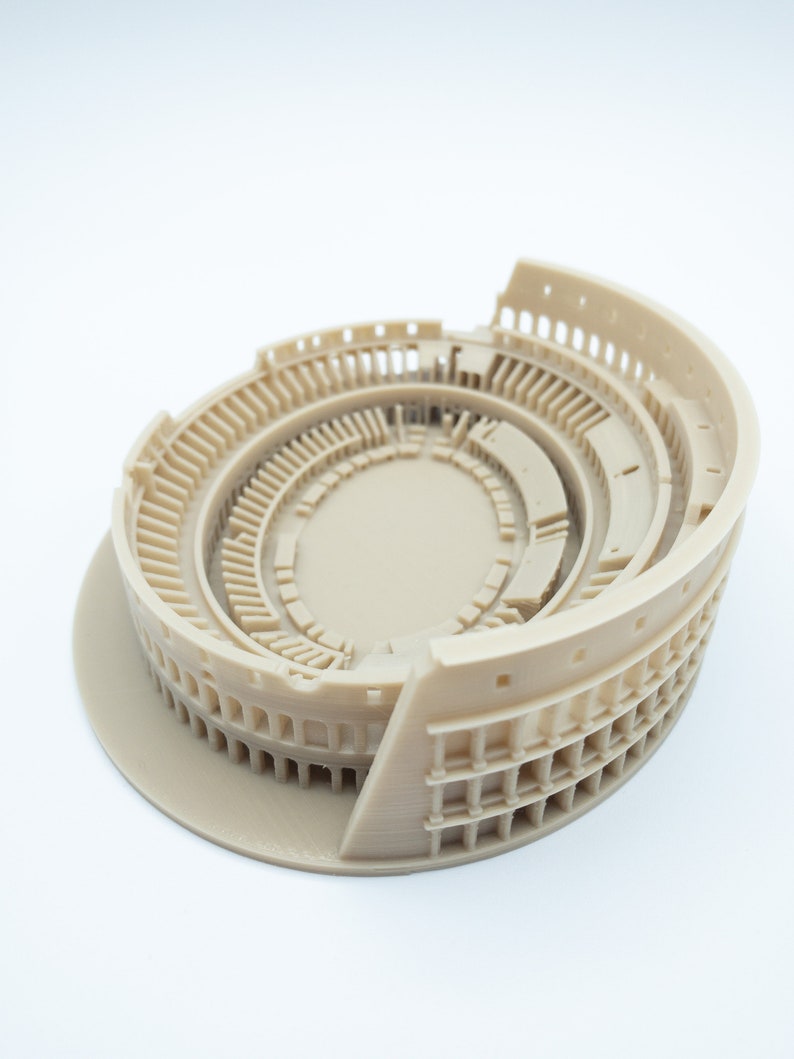 Roman Colosseum Model 3D Printed image 3