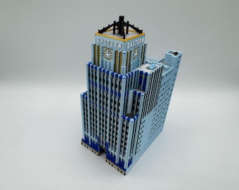Model budynku Eastern Columbia – druk 3D w pełnym kolorze