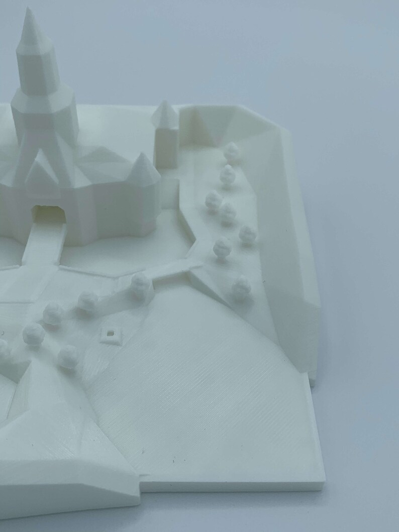 Peach's Castle N64 3D Printed Model image 6