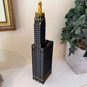 Carbide and Carbon Building Model- 3D Printed Full Color