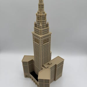 Cleveland Terminal Tower Model- 3D Printed Full Color image 8