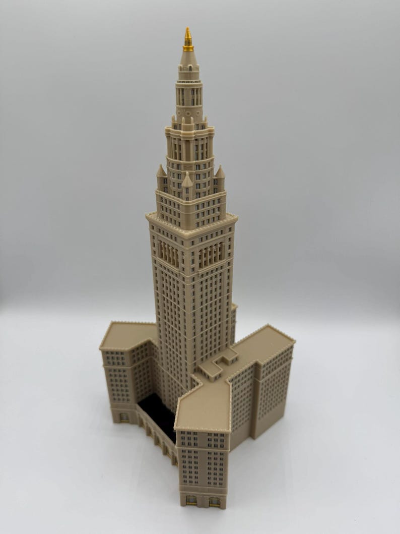 Cleveland Terminal Tower Model- 3D Printed Full Color image 8