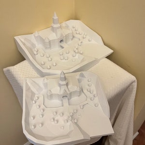 Peach's Castle N64 3D Printed Model image 9