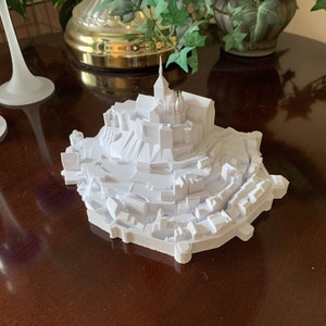 Mont-Saint Michel Model- 3D Printed