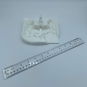 Peach's Castle N64 3D Printed Model image 8