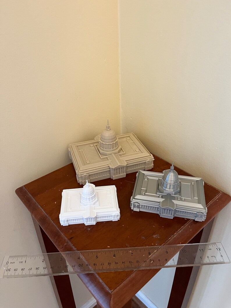 Modell av San Franciscos stadshus – 3D-utskriven bild 8