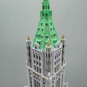 Woolworth Building Model- 3D Printed Full Color image 5
