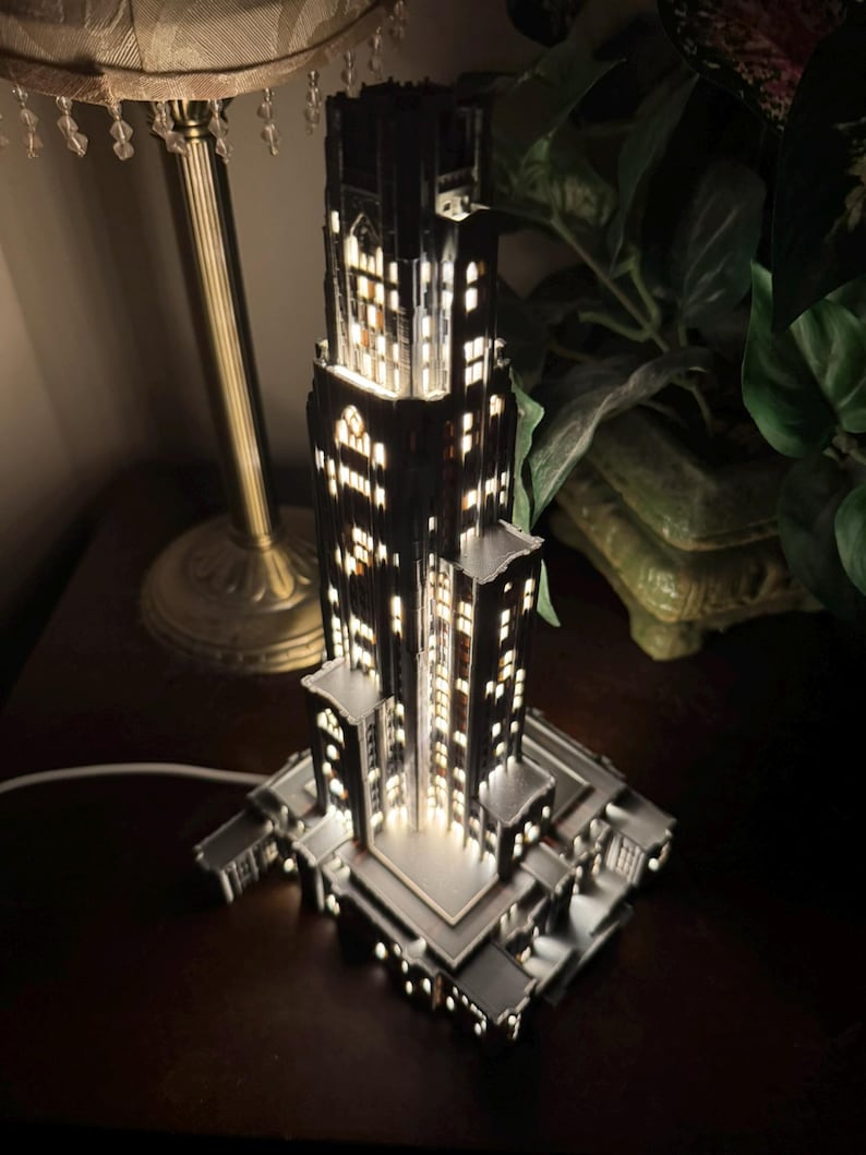 Cathedral of Learning Light Up Model- 3D Printed image 3