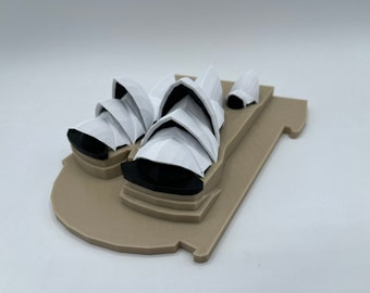 シドニーオペラハウスの精巧な模型 - オーストラリアを代表するランド