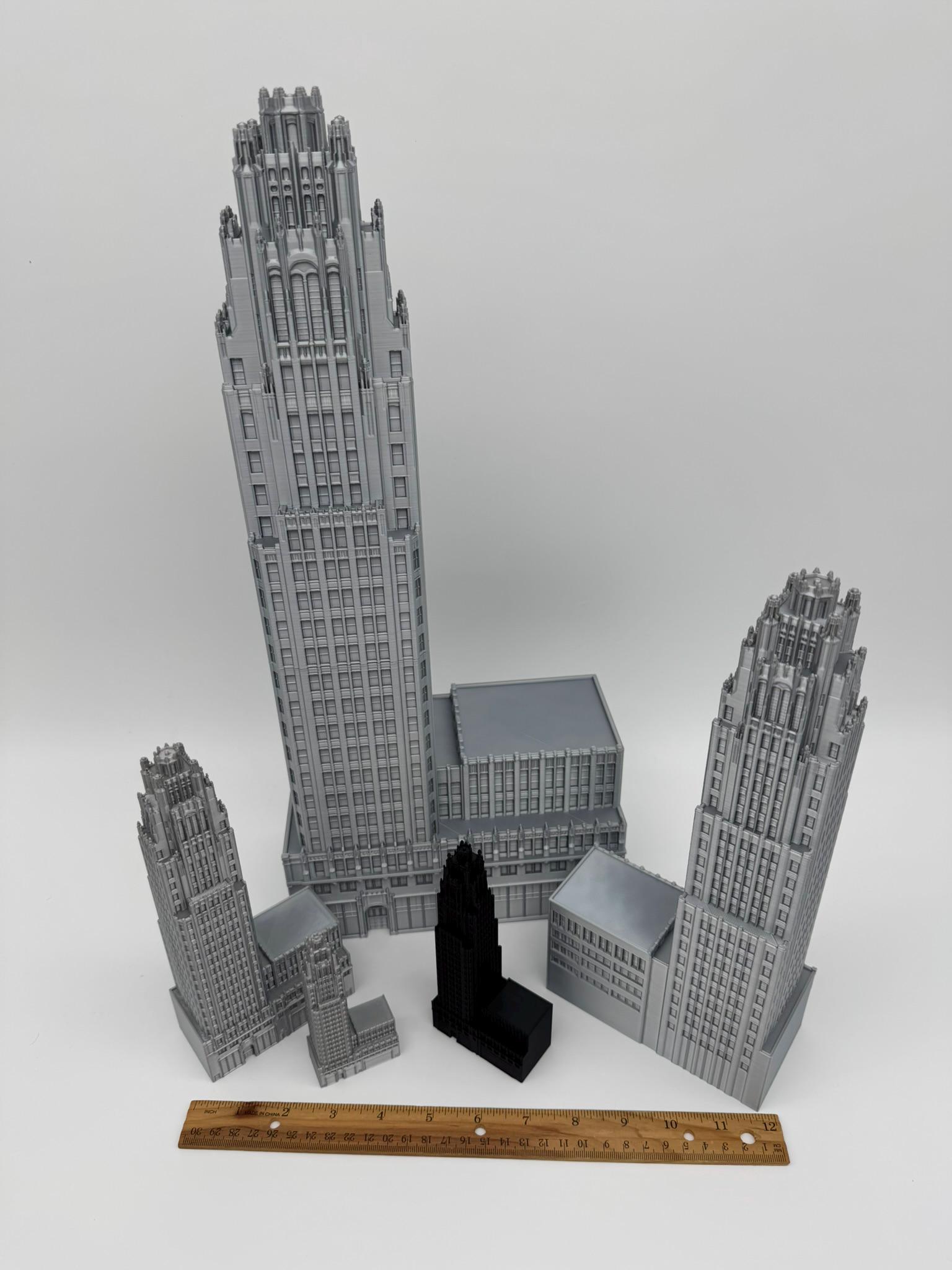 American Radiator Building Model- 3D Printed - Etsy