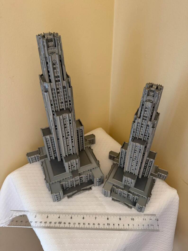 Cathedral of Learning Light Up Model- 3D Printed image 12