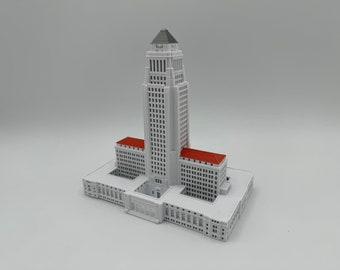 Model stadhuis van LA: 3D-geprint in full colour