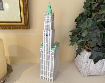 Woolworth-gebouwmodel: 3D-geprint in full colour