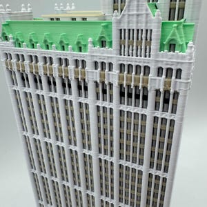 Woolworth Building Model- 3D Printed Full Color image 6