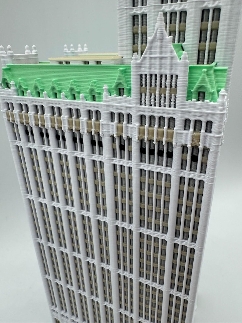 Woolworth Building Model- 3D Printed Full Color image 6