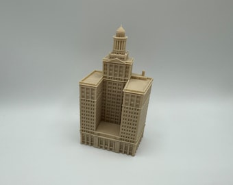 Modelo de edificio del Banco Hibernia - Impreso en 3D