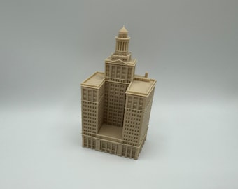 Modello di edificio della banca Hibernia - Stampato in 3D