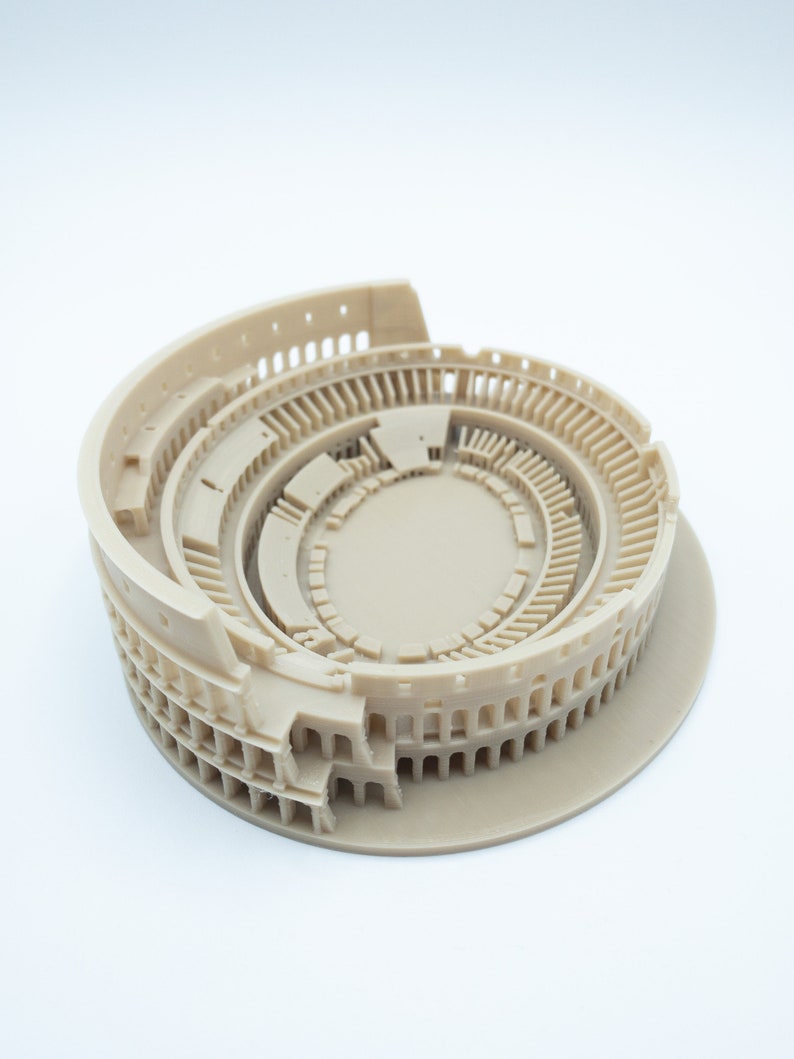 Modelo del Coliseo Romano Impreso en 3D imagen 5