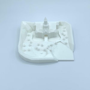 Peach's Castle N64 3D Printed Model image 7