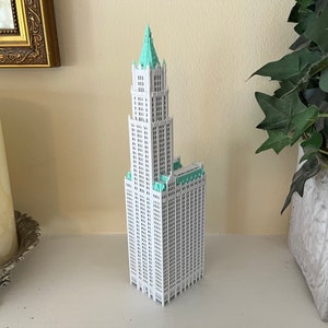 Woolworth Building Model- 3D Printed Full Color