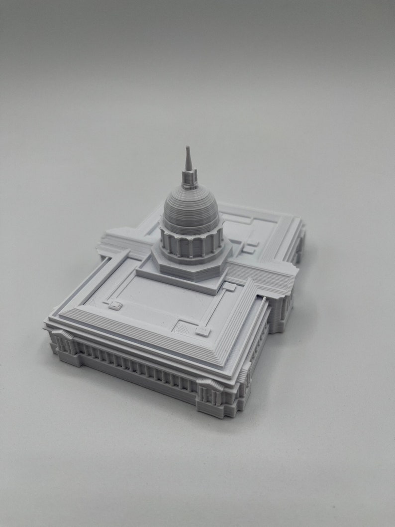 Modell av San Franciscos stadshus – 3D-utskriven bild 3