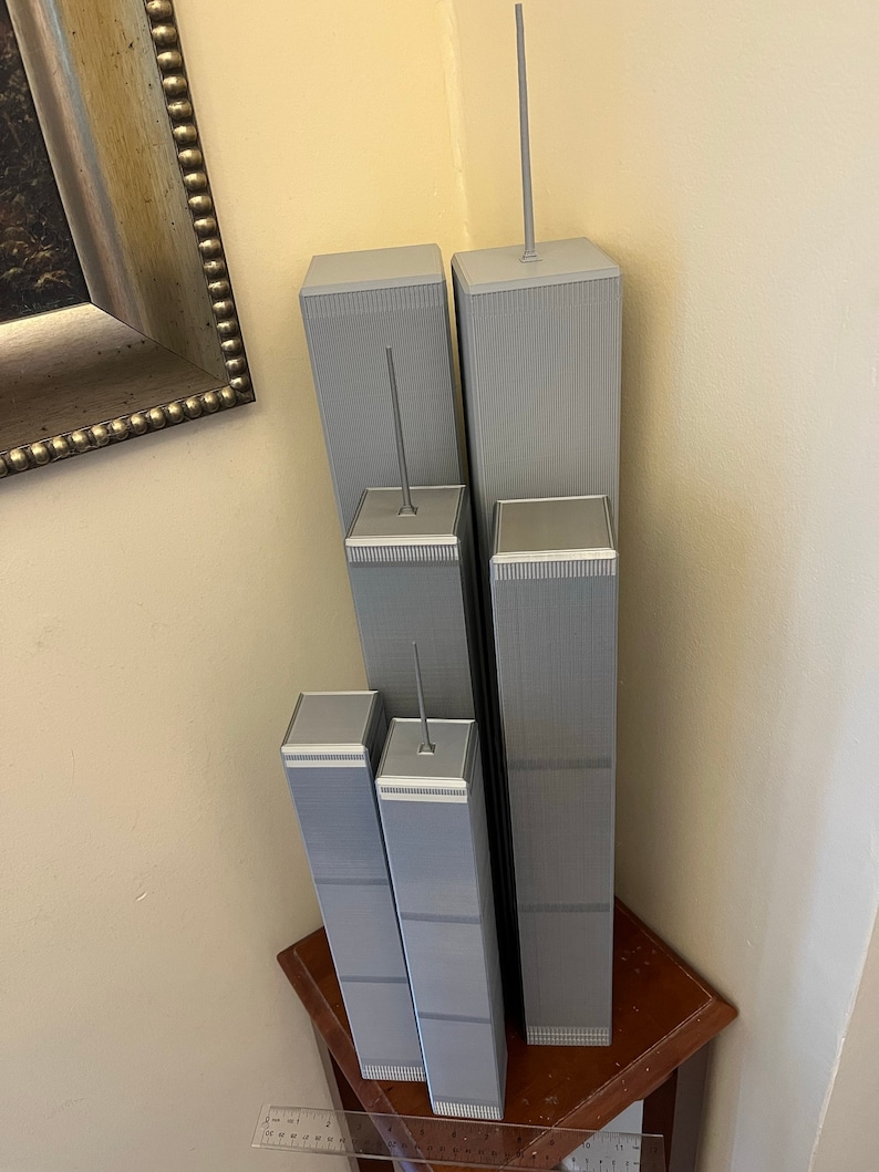 Twin Towers Model- 3D Printed image 9