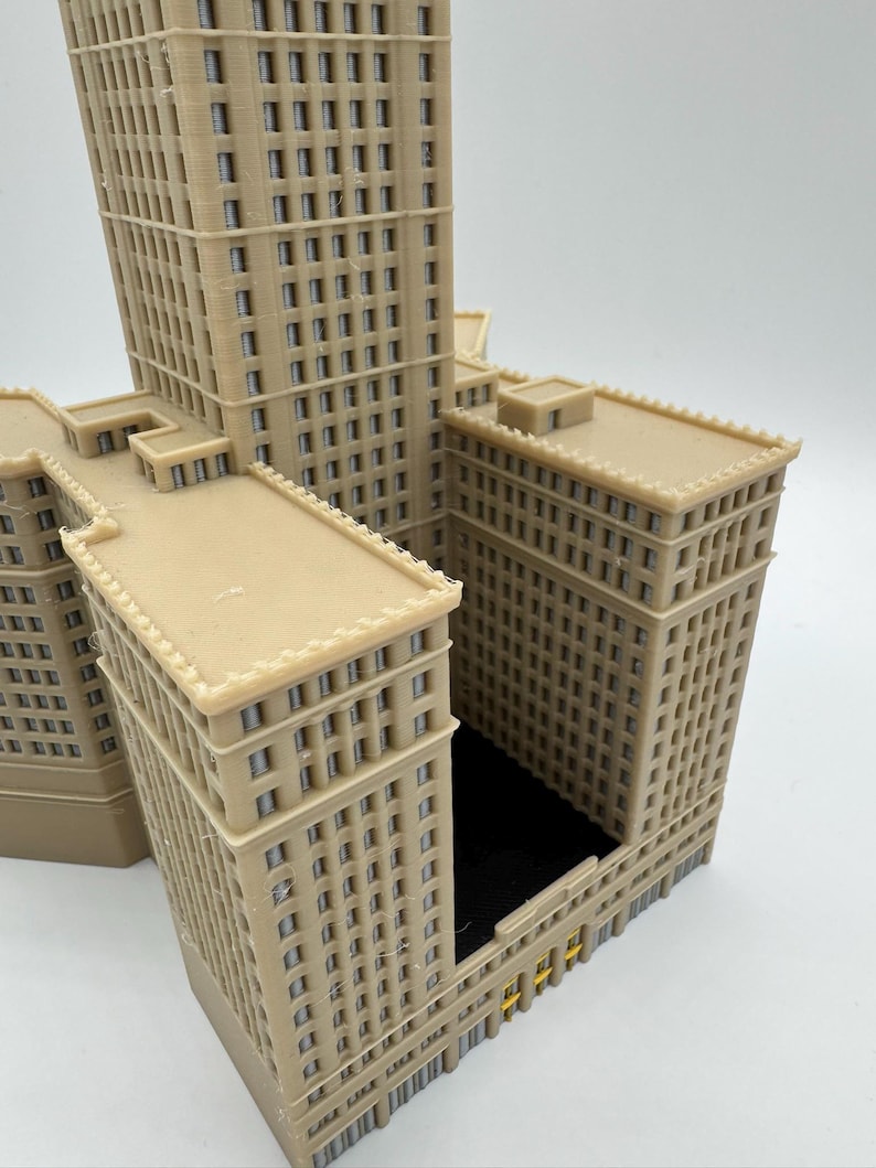 Cleveland Terminal Tower Model- 3D Printed Full Color image 6