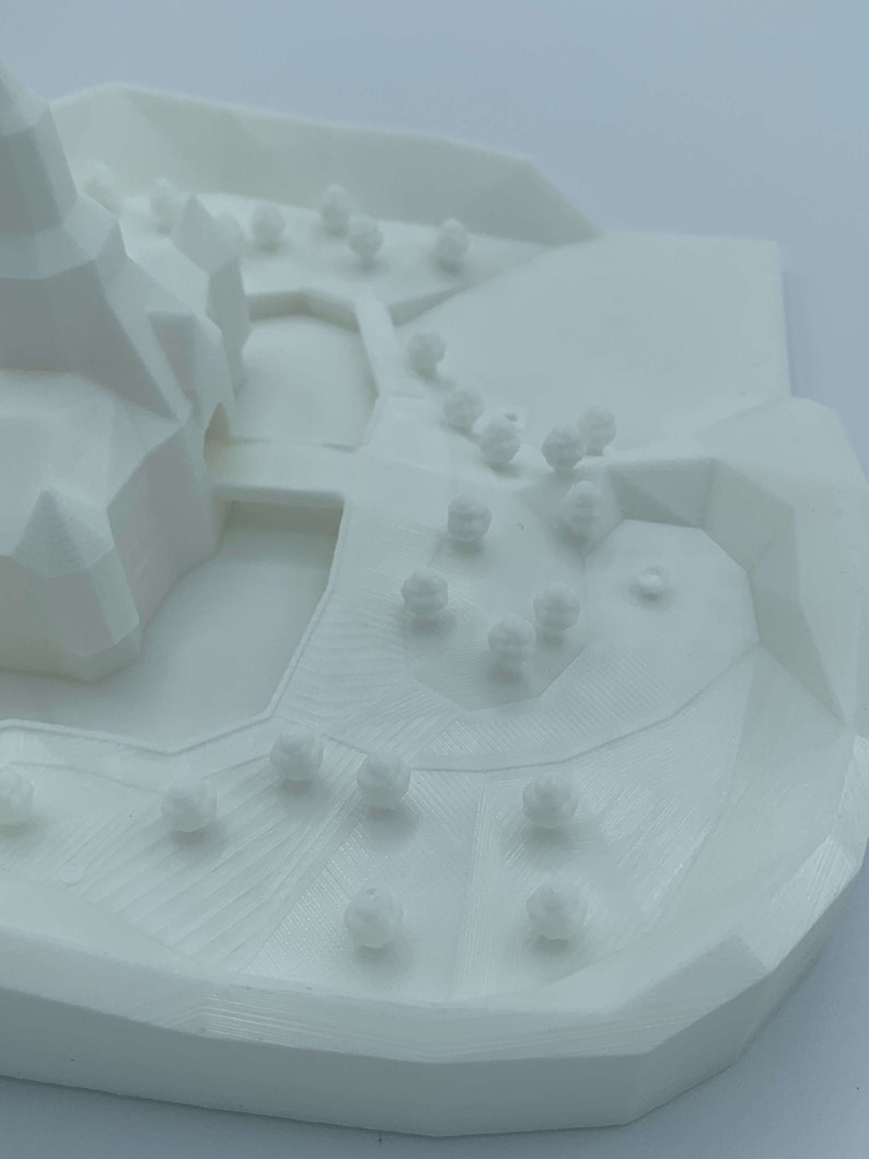 Peach's Castle N64 3D Printed Model image 5