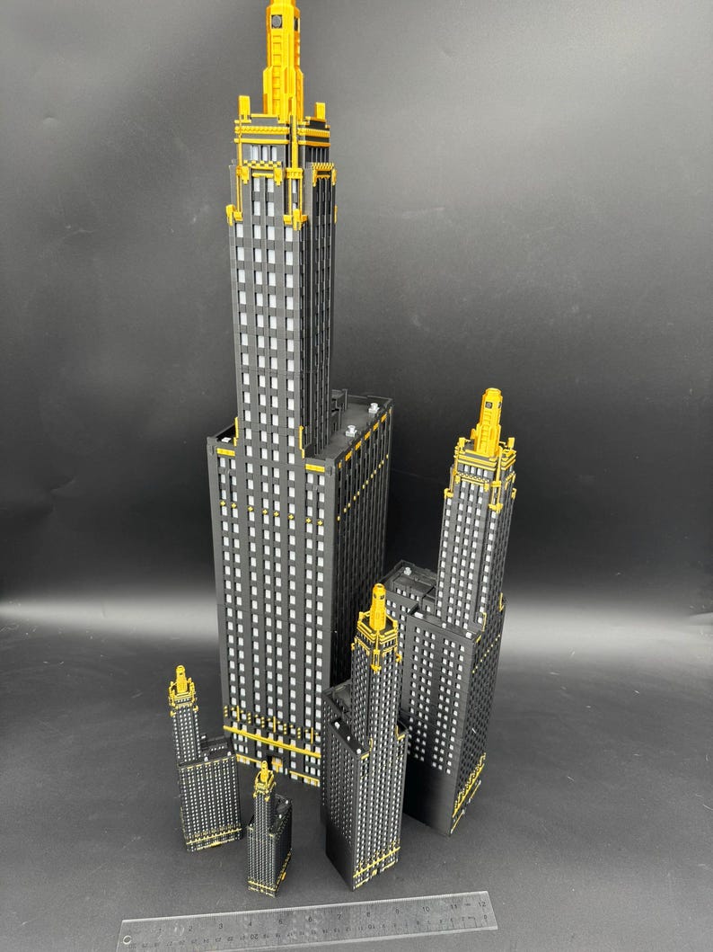 Gebouwmodel van hardmetaal en koolstof: 3D-geprint in kleur afbeelding 10