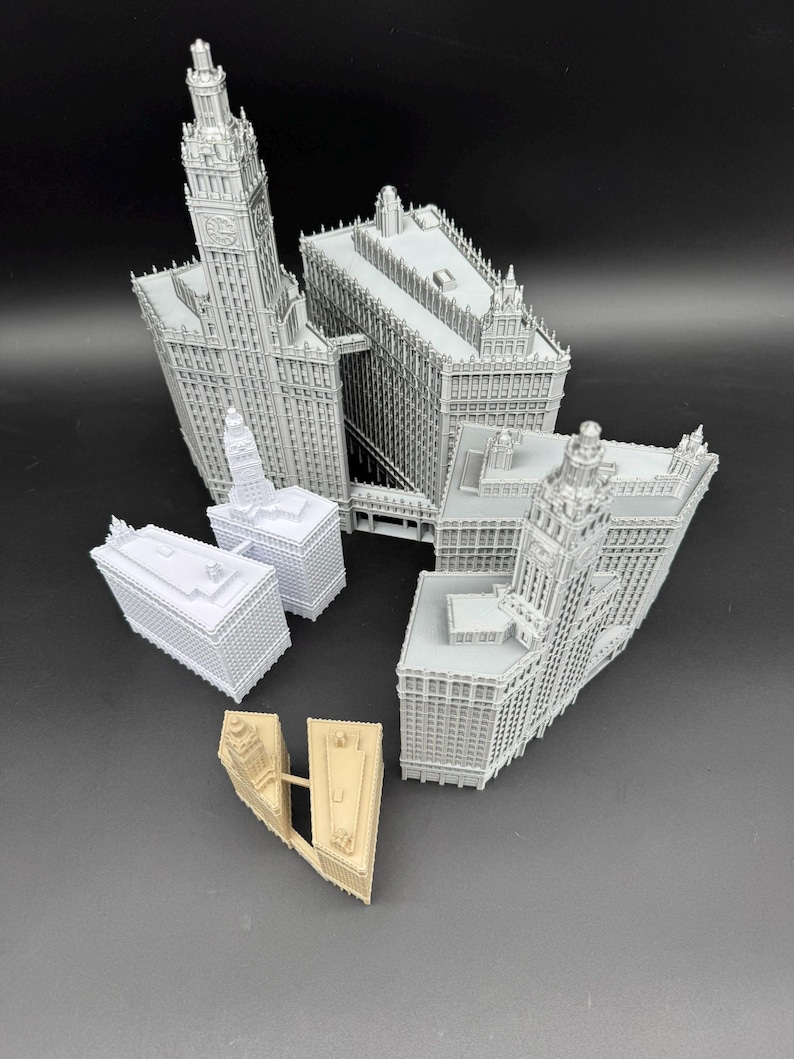 Wrigley Building Model- 3D Printed image 9
