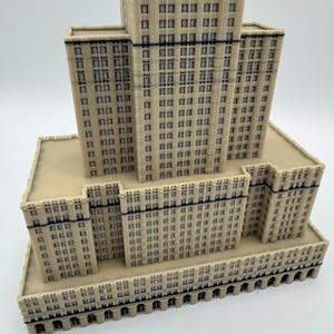 New York Life Building Model- 3D Printed Full Color image 6