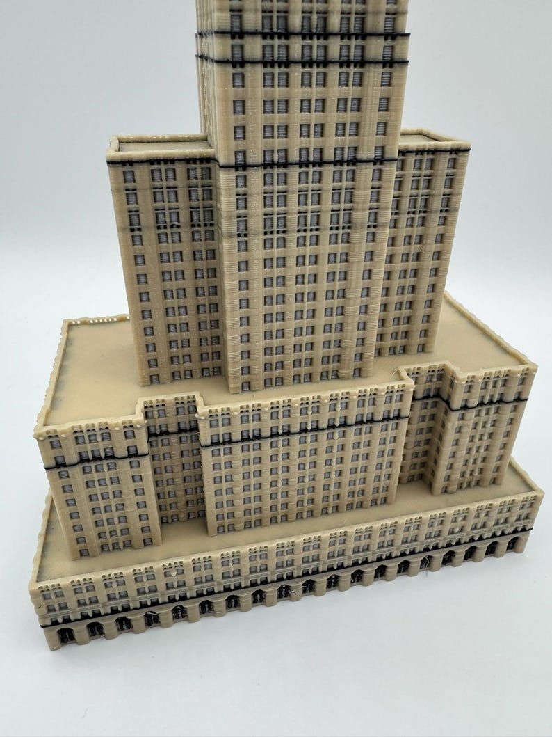 New York Life Building Model- 3D Printed Full Color image 6