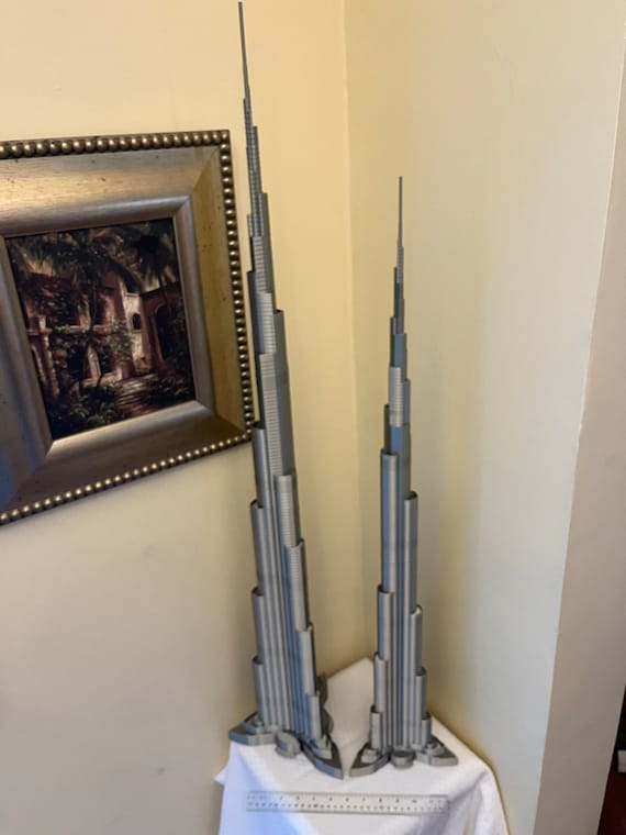 Extra Large Burj Khalifa Model- 3D Printed - Etsy Extra Large Burj Khalifa Model- 3D Printed - Etsy