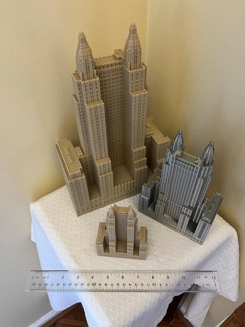 Waldorf Astoria New York Model 3D Printed image 9