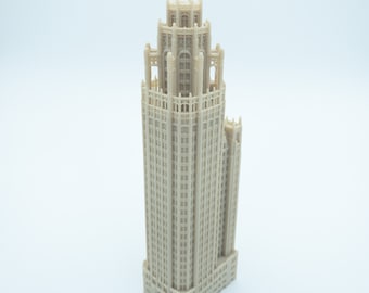 Tribune Tower Chicago Model- 3D Printed