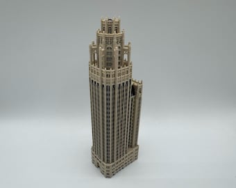 Tribune Tower Model- 3D Printed Full Color