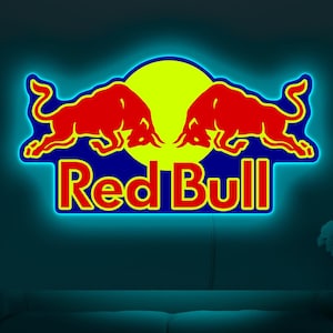 Neon redbull sign - Etsy 日本