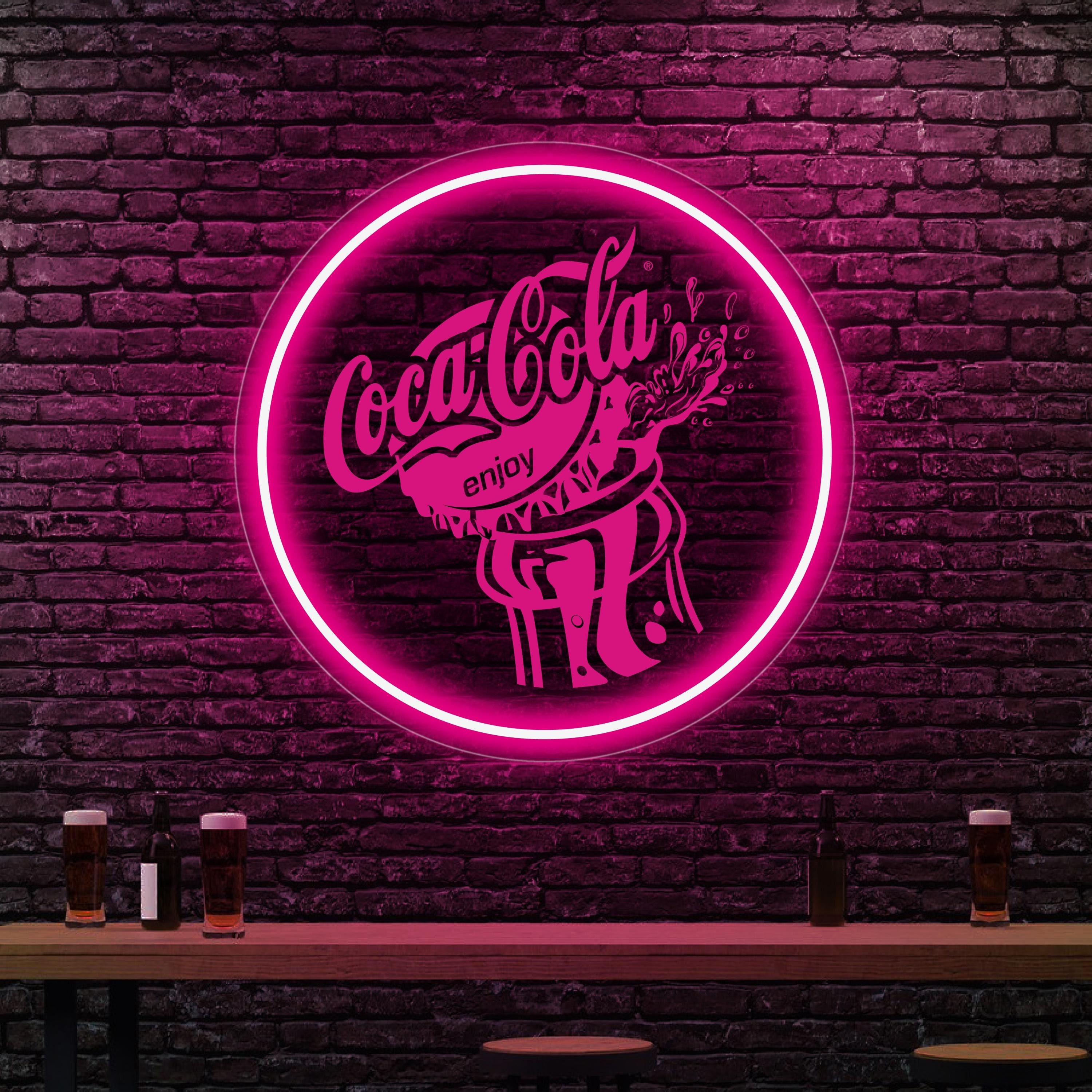 Enseigne Lumineuse Coca Cola pas cher - Meilleures ofes sur le neuf et l'occasion