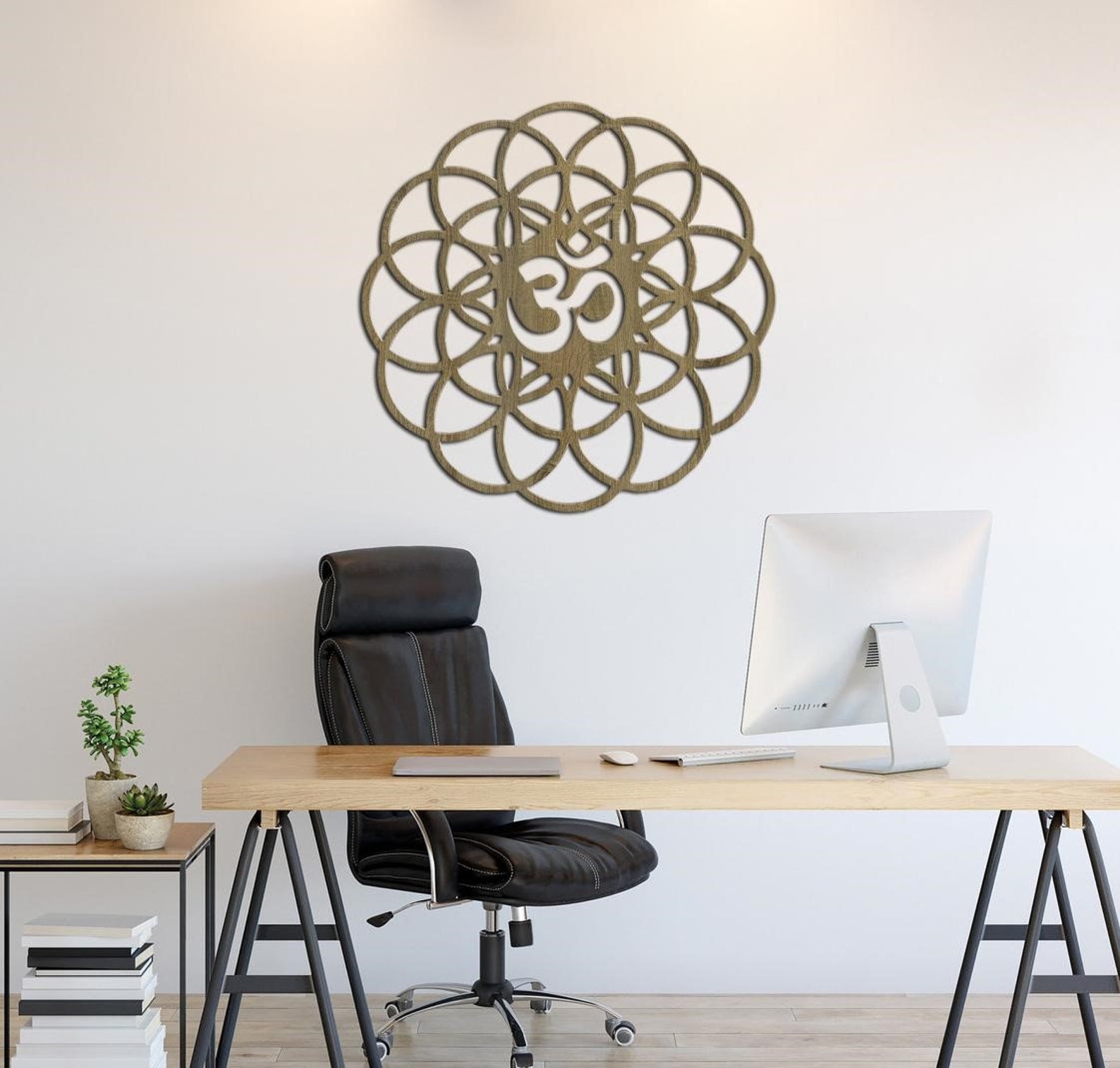 Om Wall Decor Om Wall Art Om Wooden Art Wood Om Om Symbol Etsy UK