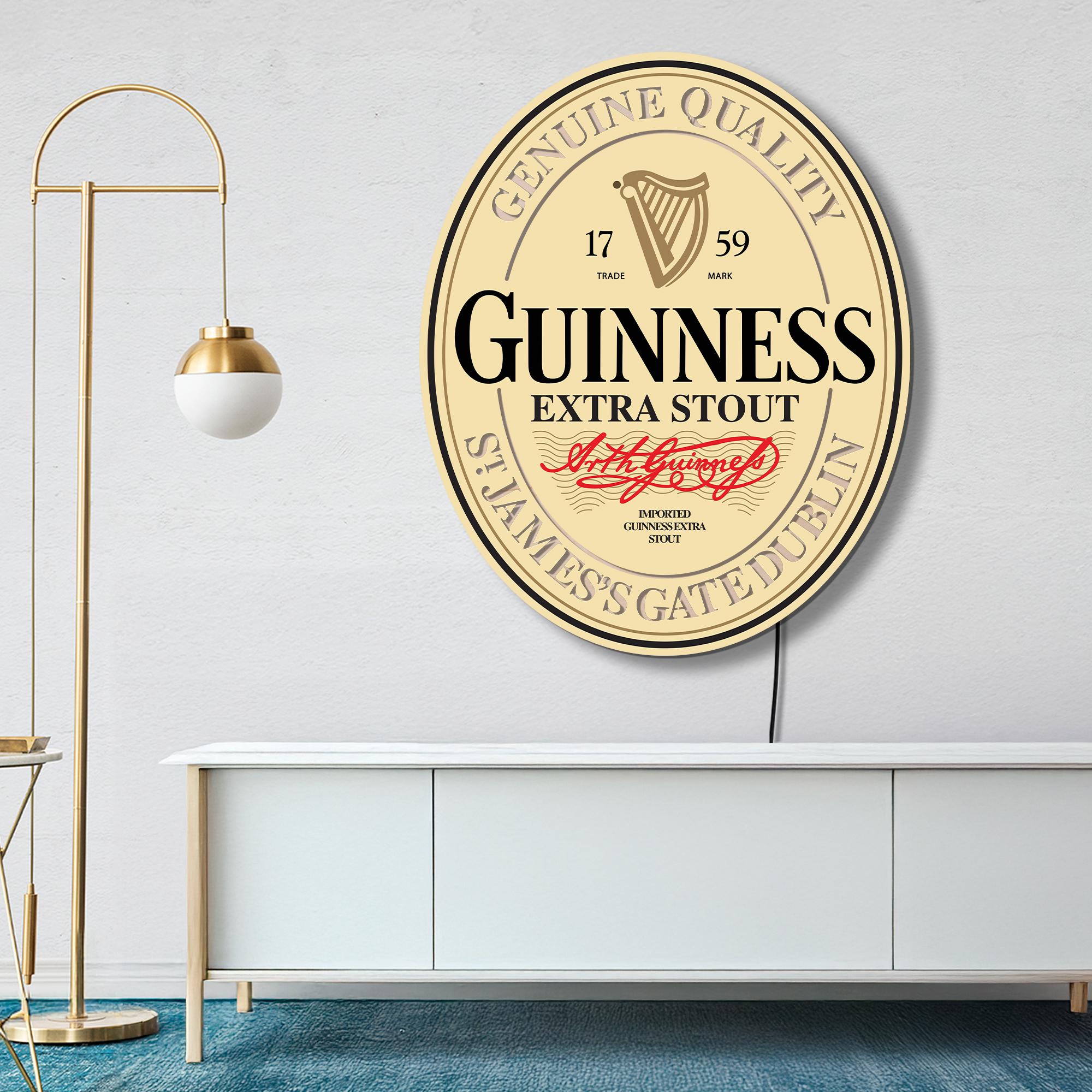 ギネスビールネオンサイン パネルサイン GUINNESS ギネスビールネオンサイン パネルサイン GUINNESS ギネスビールネオン