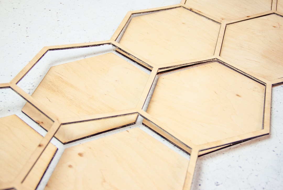 Hexagon Wood Wall Panels, Hexagon Wall Tiles, Wood Wall Decor
