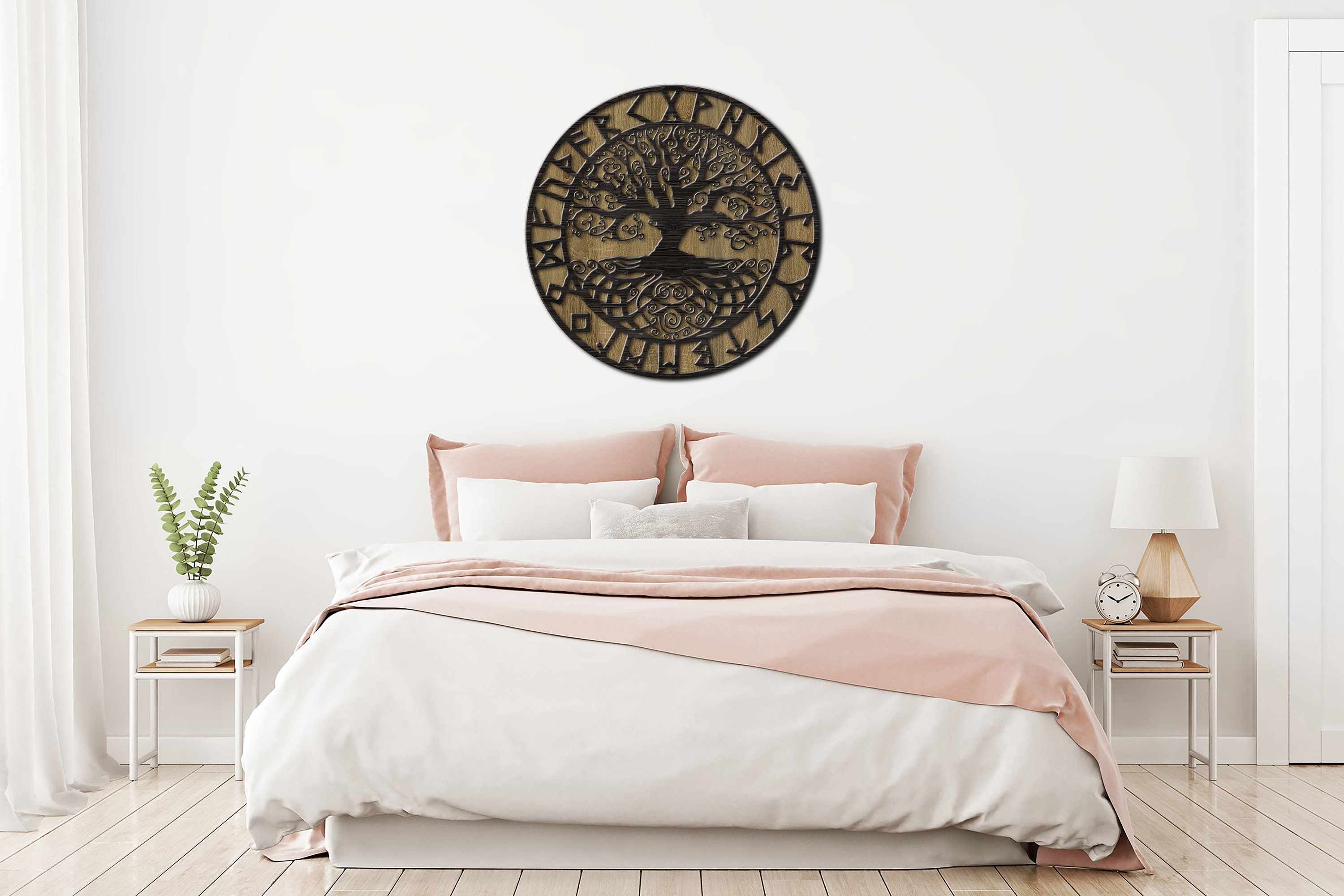 Yggdrasil wall art Yggdrasil wall hanging Yggdrasil wood Etsy