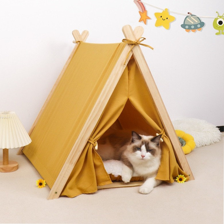 Cat Tent, Cat Teepee, Pet Furniture, Cat Bed, Tipi Chat, Boho Cat  Furniture, Pet Tent, Cat Hideaway, Bohemian Cat Bed, Cat House, Pet House 